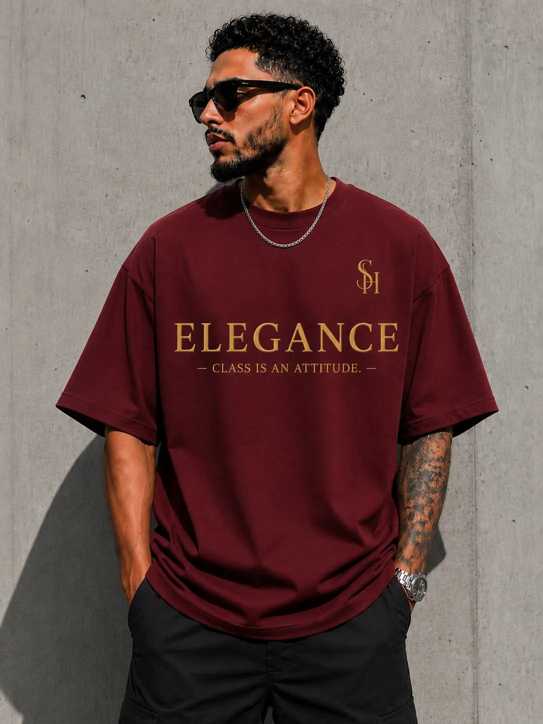 SHUMPHY ELEGANCE — Burgundy Shumphy